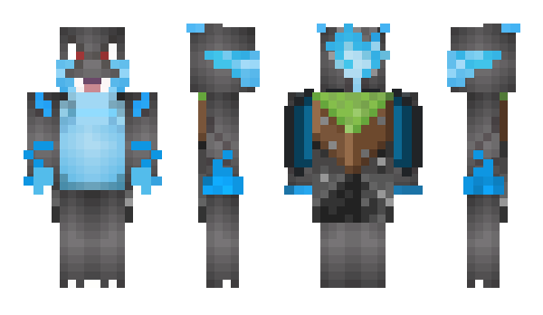 Minecraft skin Vydra