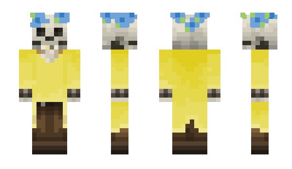 Minecraft skin YellowCoat