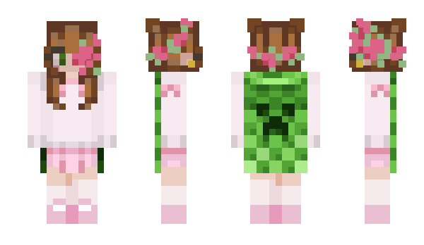 Minecraft skin RoseShort