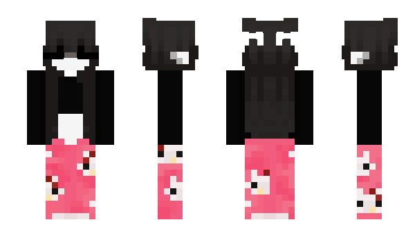 Minecraft skin heartbear