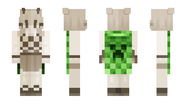 Minecraft skin Psychid