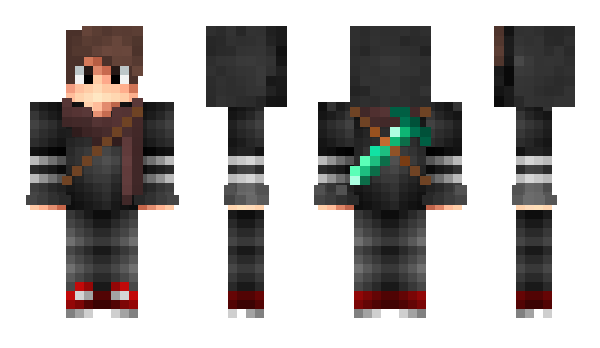 Minecraft skin Aquarelle