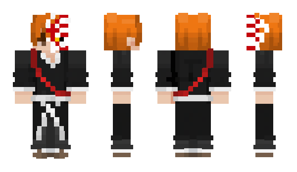 Minecraft скин по нику TensaFlame