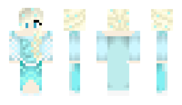 Minecraft skin Elsa07