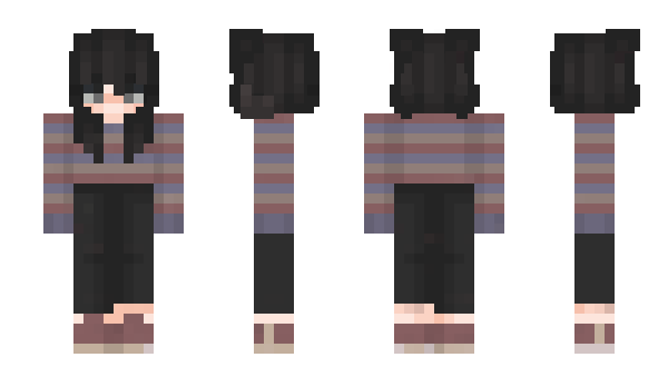 Minecraft skin theblakkflayme