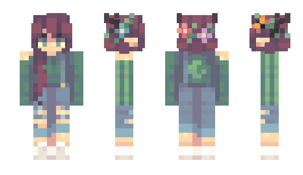 Minecraft skin hello0livia