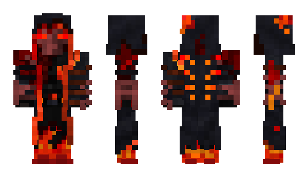 Minecraft skin Fireyd