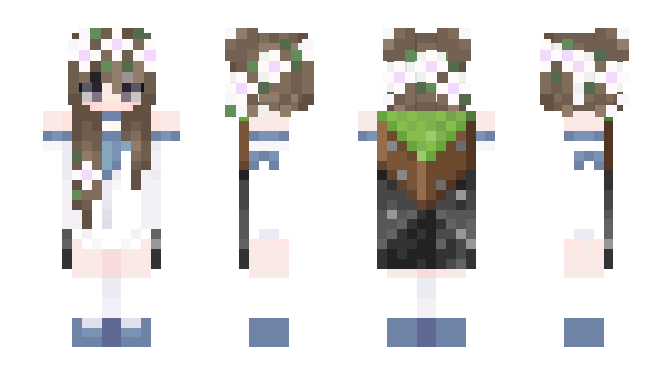 Minecraft скін по ніку Evergreen_Estar