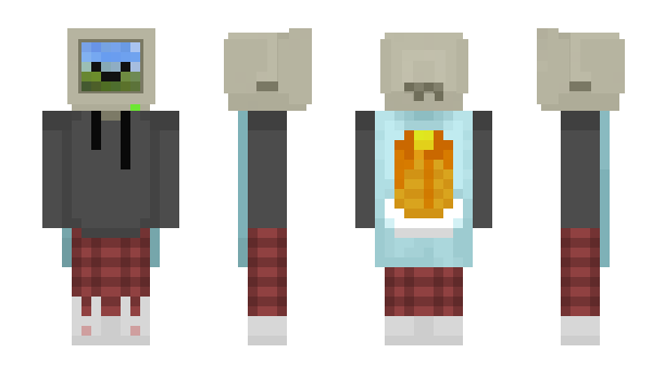 Minecraft скін по ніку BotatoHead