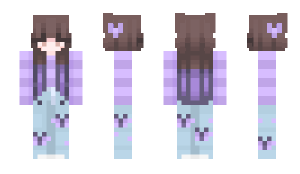 Minecraft skin CelestialViolet