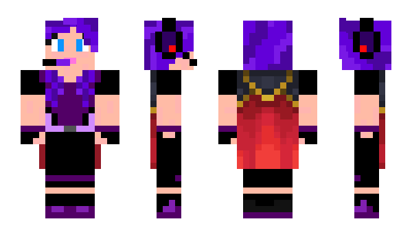 Minecraft skin PurpleGG