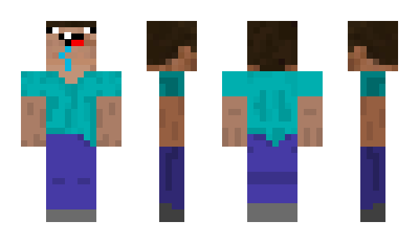 Minecraft skin Aqua___