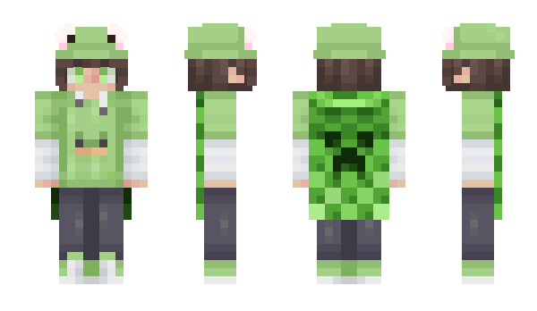 Minecraft skin Laubfrosch49