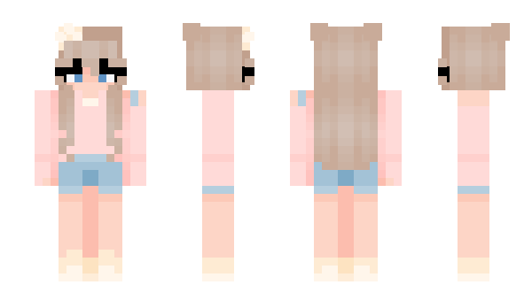 Minecraft скин по нику aylaprincessa