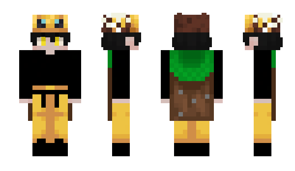 Minecraft скін по ніку Halbee17