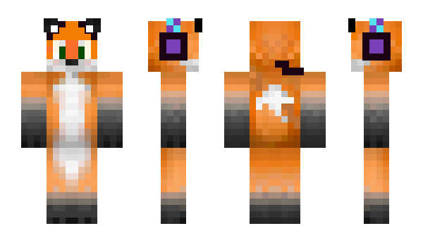 Minecraft skin Foxey21