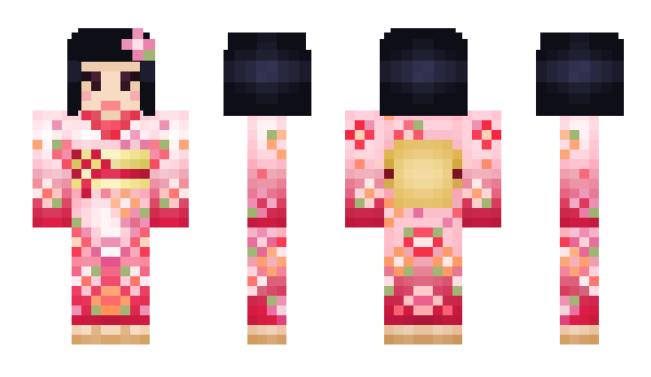 Minecraft skin kashiko