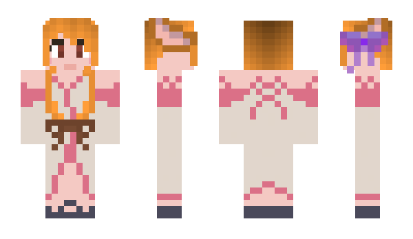 Minecraft skin Dragon__Girl