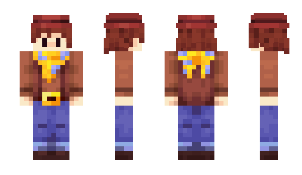 Minecraft skin CloverUndertale