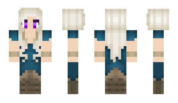 Minecraft skin AnAngryWoman