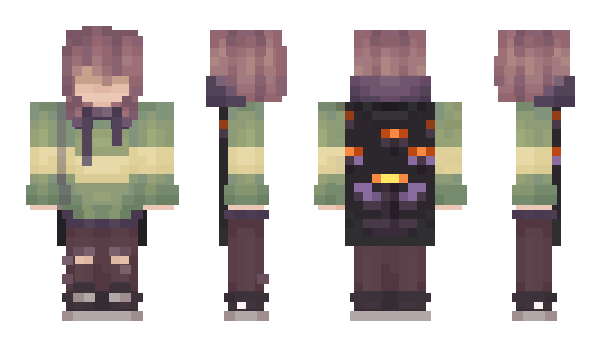 Minecraft скін по ніку Naktear