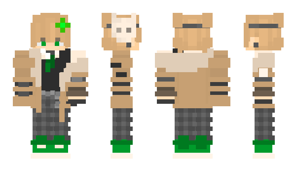 Minecraft skin PlatinumDot