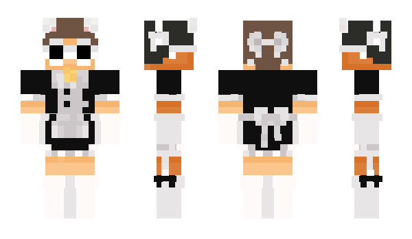 Minecraft skin cowmaid