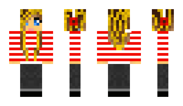 Minecraft скин по нику QueenAnne