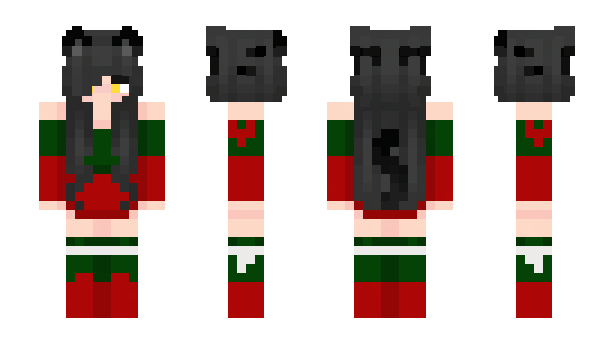 Minecraft скин по нику CandyCaneSnow