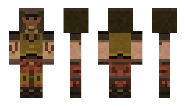 Minecraft skin Goldarrow
