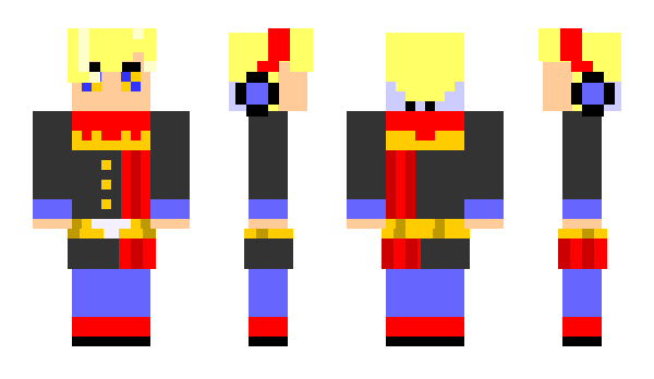 Minecraft skin Earth_chan