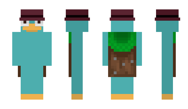 Minecraft скин по нику PerryPlatypuss