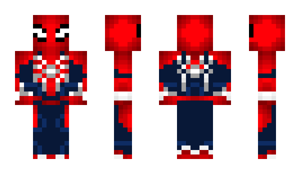 Minecraft скін по ніку spiderman1234