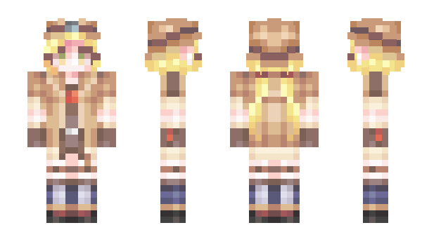 Minecraft skin nudlerde