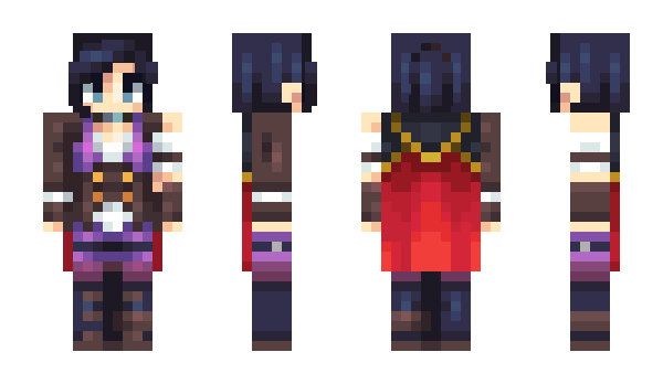 Minecraft skin CaitKiramman