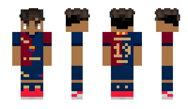 Minecraft skin FORZABARCELONA