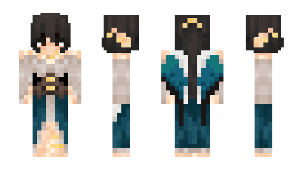 Minecraft skin Sky__blue_