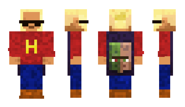 Minecraft скин по нику HJB1701