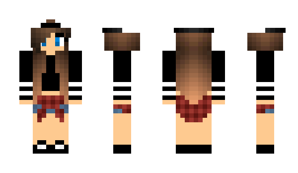 Minecraft skin xNomi4