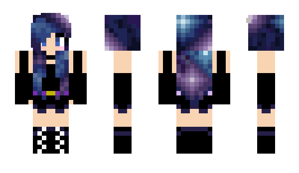 Minecraft skin Galaxica