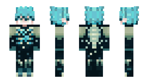 Minecraft skin KuroKaiyaYT
