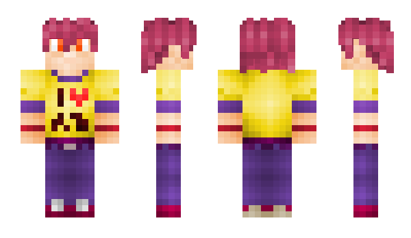 Minecraft skin Monkeyfire