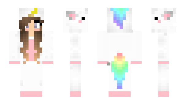 Minecraft skin Rainbow_bel