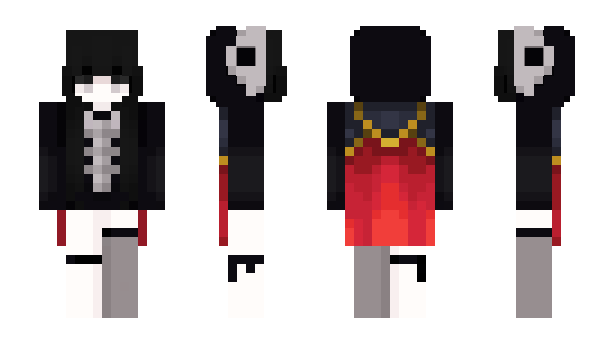 Minecraft skin skeletum