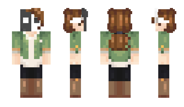 Minecraft skin Hibrid