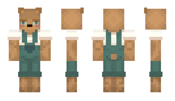 Minecraft skin partfire