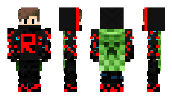 Minecraft skin rush_op_