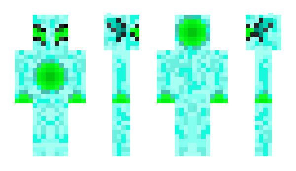 Minecraft skin magnetben