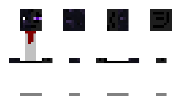 Minecraft skin obsidian_man
