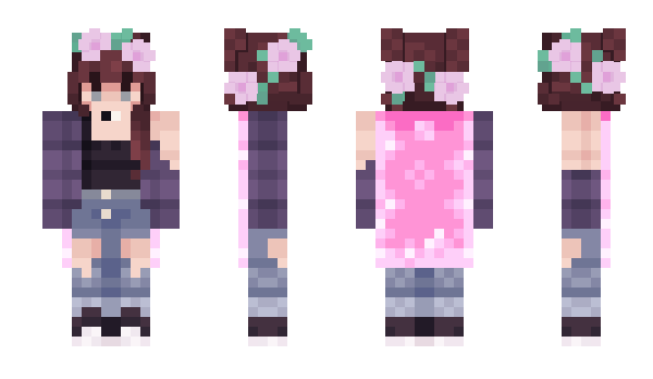 Minecraft скин по нику LazyLilacx